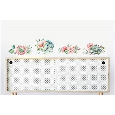 สติ๊กเกอร์ลอกน้ำ DIY HOME LIVING STYLE SUCCULENT 34X47 ซม._3