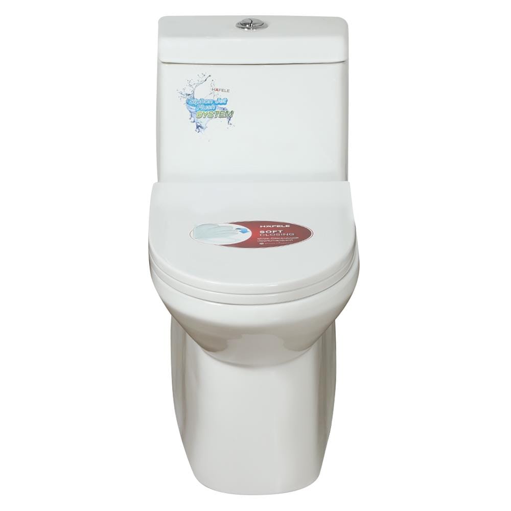สุขภัณฑ์ 1 ชิ้น HAFELE 495.61.447 3/6 ลิตร สีขาว