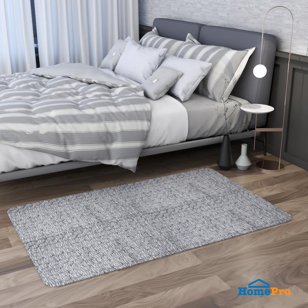 พรม HOME LIVING STYLE PEANUT 90X145 ซม. สีเทา