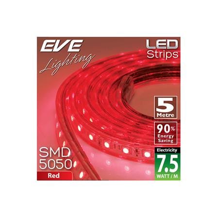 หลอด LED STRIP WATERPROOF FLEXIBLE 7.5 วัตต์/100 ซม. 5 ม. สีแดง_3