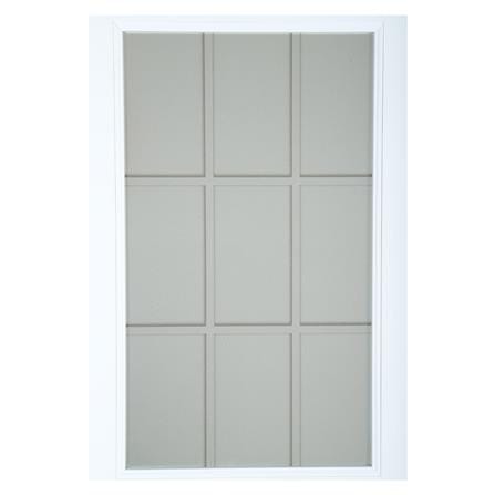 ชุดประตูห้องน้ำ UPVC ASARA G932 70X200 ซม. สีขาว พร้อมวงกบ ไม่เจาะลูกบิด_3
