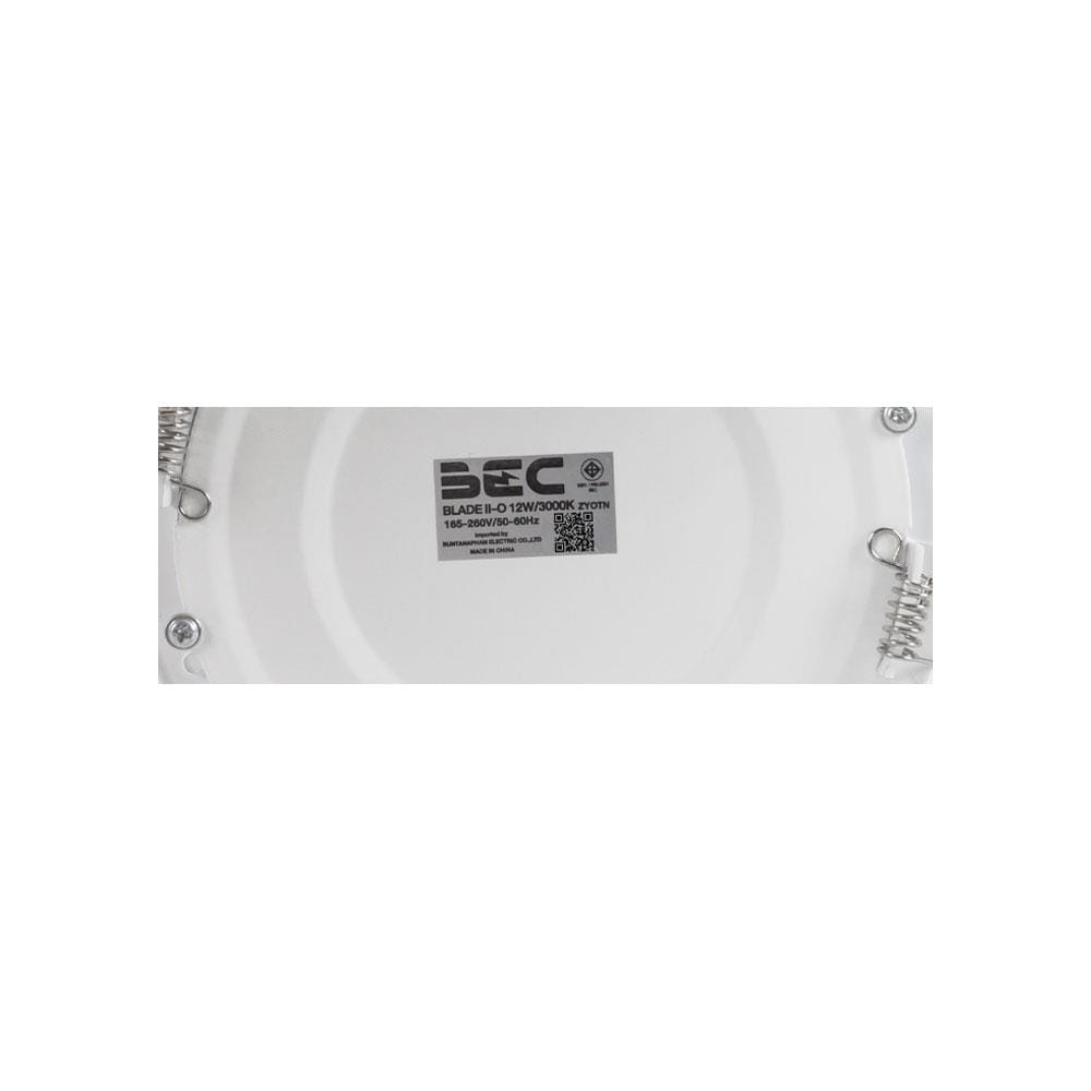 ดาวน์ไลท์ LED BEC BLADE II-O 6 นิ้ว 12 วัตต์ WARM WHITE สีขาว