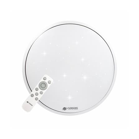 ไฟเพดาน LED NAGAS SMART STAR REMOTE 18 นิ้ว 30 วัตต์ DAYLIGHT/COOL WHITE/WARM WHITE สีขาว_0