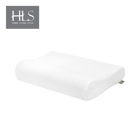 หมอนสุขภาพ ยางพารา HOME LIVING STYLE MINI 12x20 นิ้ว สีขาว