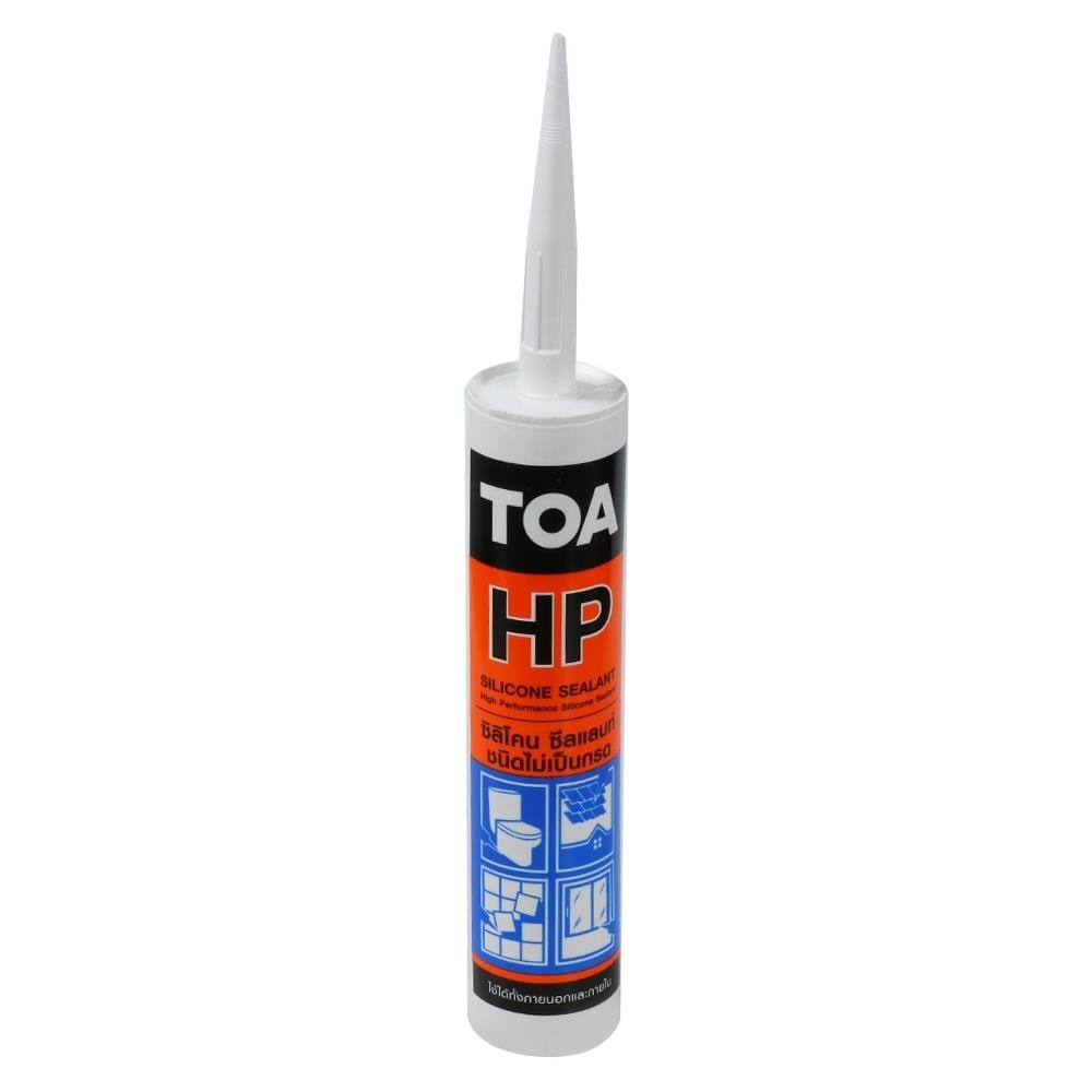 ซิลิโคนไร้กรด TOA HP 280 มล. สีใส