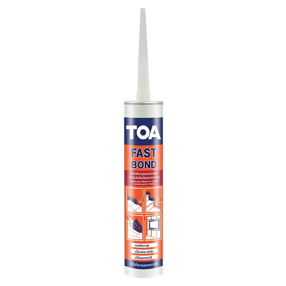 กาวพลังตะปูสูตรน้ำมัน TOA FAST BOND 320 ก. สีเบจ