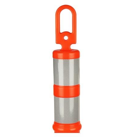 เสาจราจร มีฐาน RIGHT 115CM สีส้ม_1