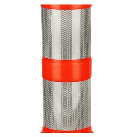 เสาจราจร มีฐาน RIGHT 115CM สีส้ม_3