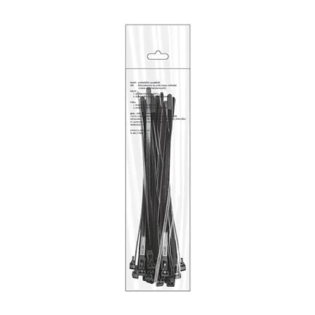 เคเบิ้ลไทร์เข็มขัดปลดล็อคได้ ELEKTRA 8 นิ้ว สีดำ (20 เส้น)_2