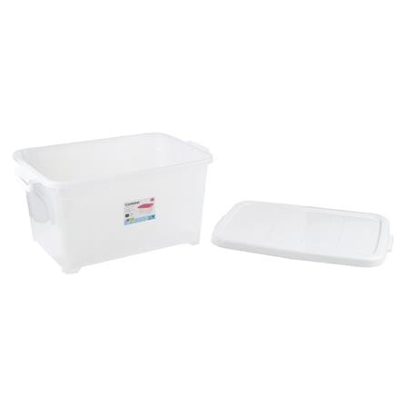 กล่องเก็บของ มีล้อ ฝาล็อค JCJ 5115 85 ลิตร 48x67x41.5 ซม. สีขาว_2