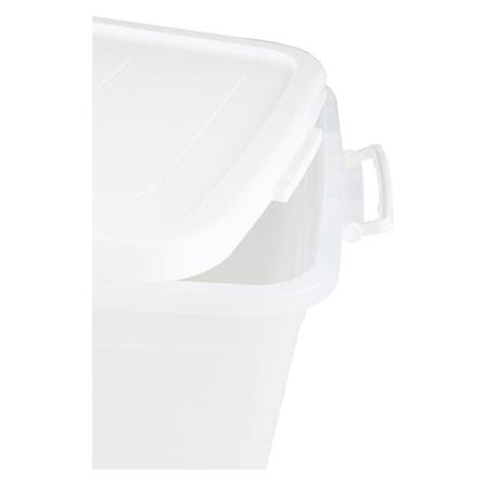กล่องเก็บของ มีล้อ ฝาล็อค JCJ 5115 85 ลิตร 48x67x41.5 ซม. สีขาว_4