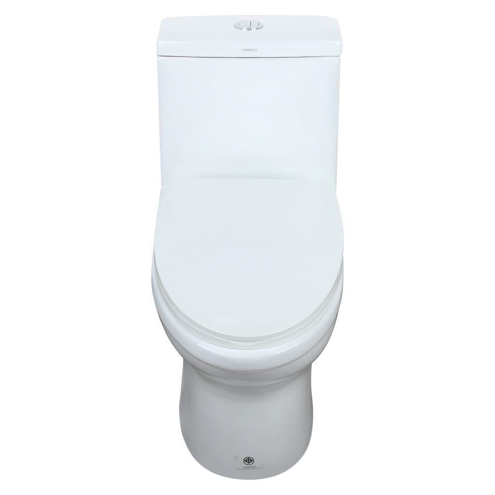 สุขภัณฑ์ 1 ชิ้น NASCO NC-8644S-WA 3/4.8 ลิตร สีขาว