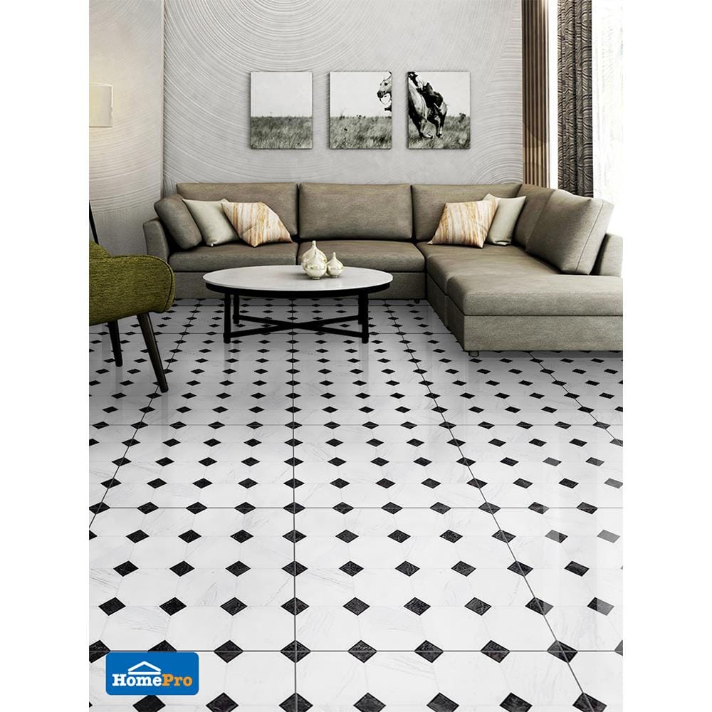 กระเบื้องพื้น 50x50 ซม. DURAGRES มิวนิค ขาว A