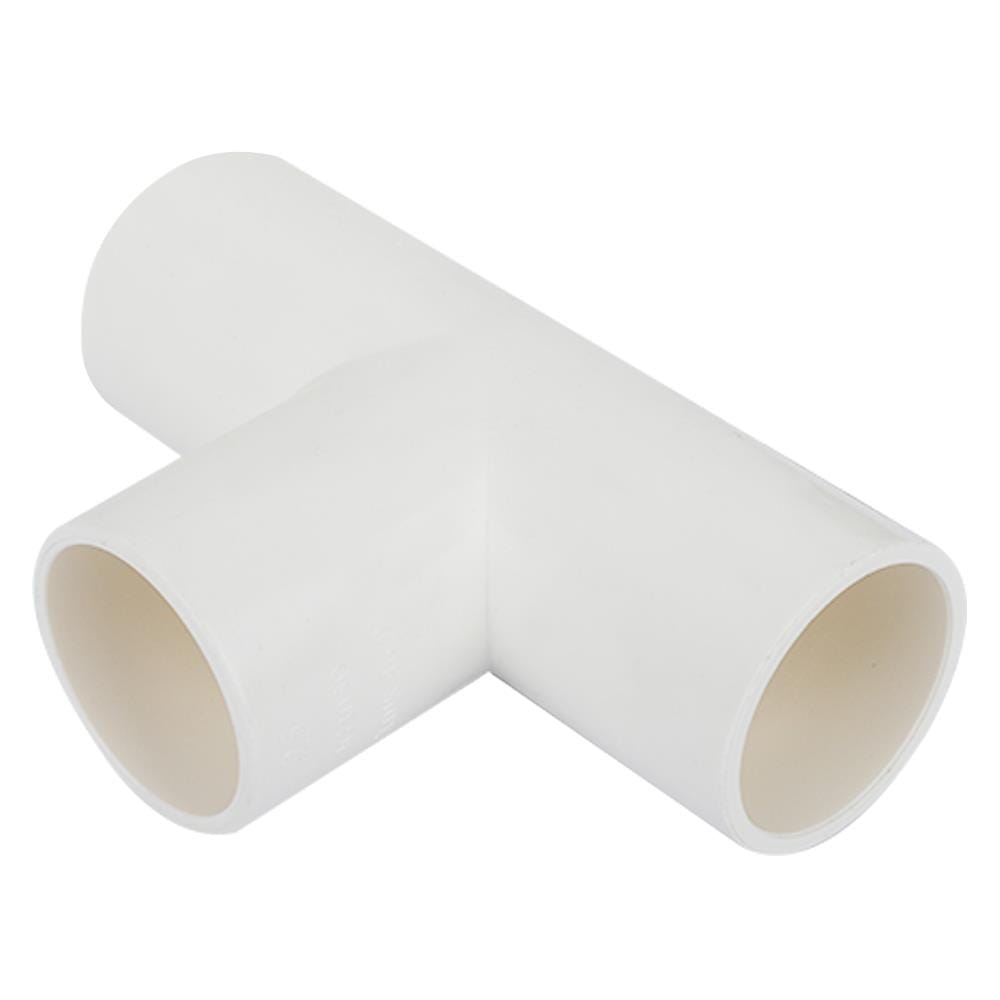 ข้อต่อสามทาง PVC ตราช้างNPI 25 มม. มาตรฐาน BS สีขาว