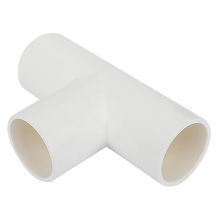 ข้อต่อสามทาง PVC ตราช้างNPI 25 มม. มาตรฐาน BS สีขาว