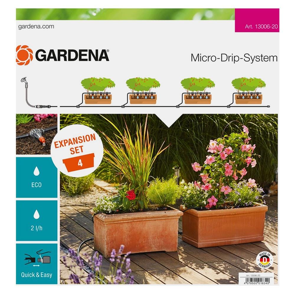 ชุดเสริมต่อขยายจุดรดน้ำ 4 จุด GARDENA 13006-20