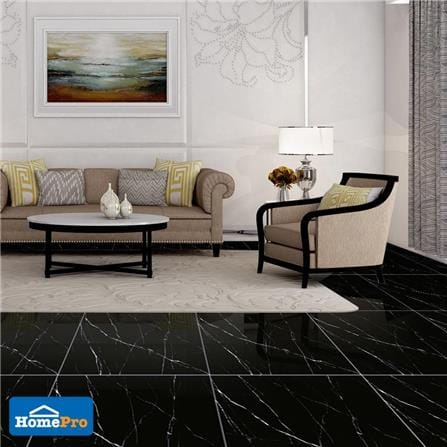 กระเบื้องพื้น 60x60 ซม. เทเดน ดำ 1.44M2_2