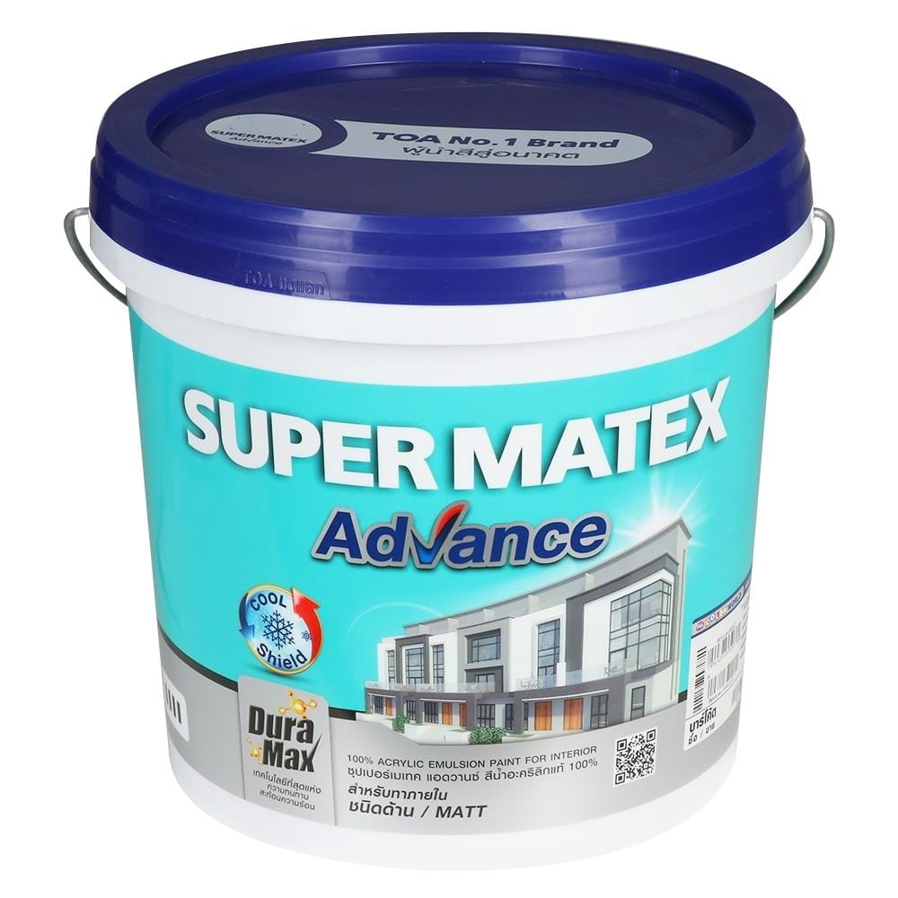 สีน้ำทาภายใน TOA SUPERMATEX BASE B ด้าน 2.5GL