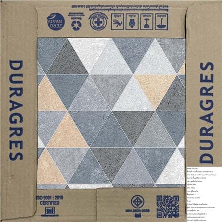 กระเบื้องพื้น 12x12 นิ้ว DURAGRES เอสตราด้า เทา A_4