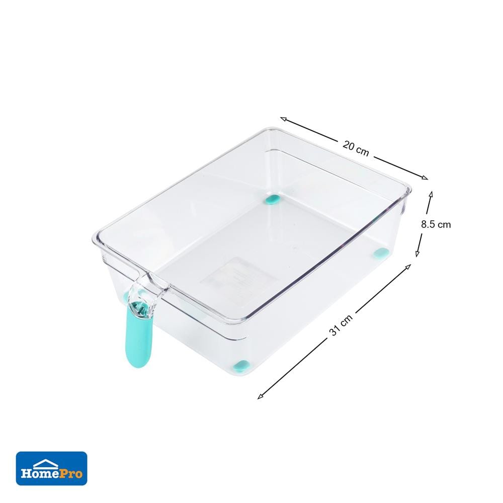 กล่องจัดเก็บในตู้เย็นมีด้ามจับ20x31x8.5cm. KECH
