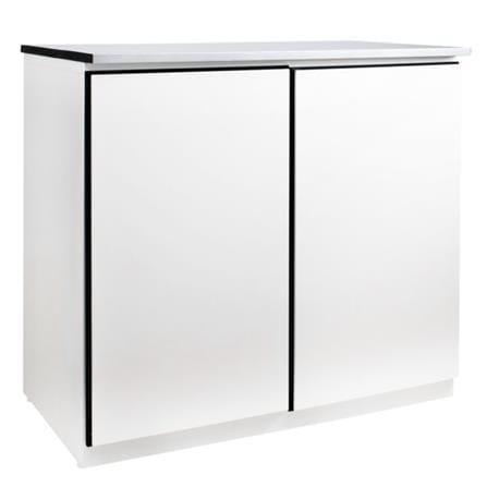 ตู้เหล็กบานเปิดทึบ KIOSK DB-201 สีขาว