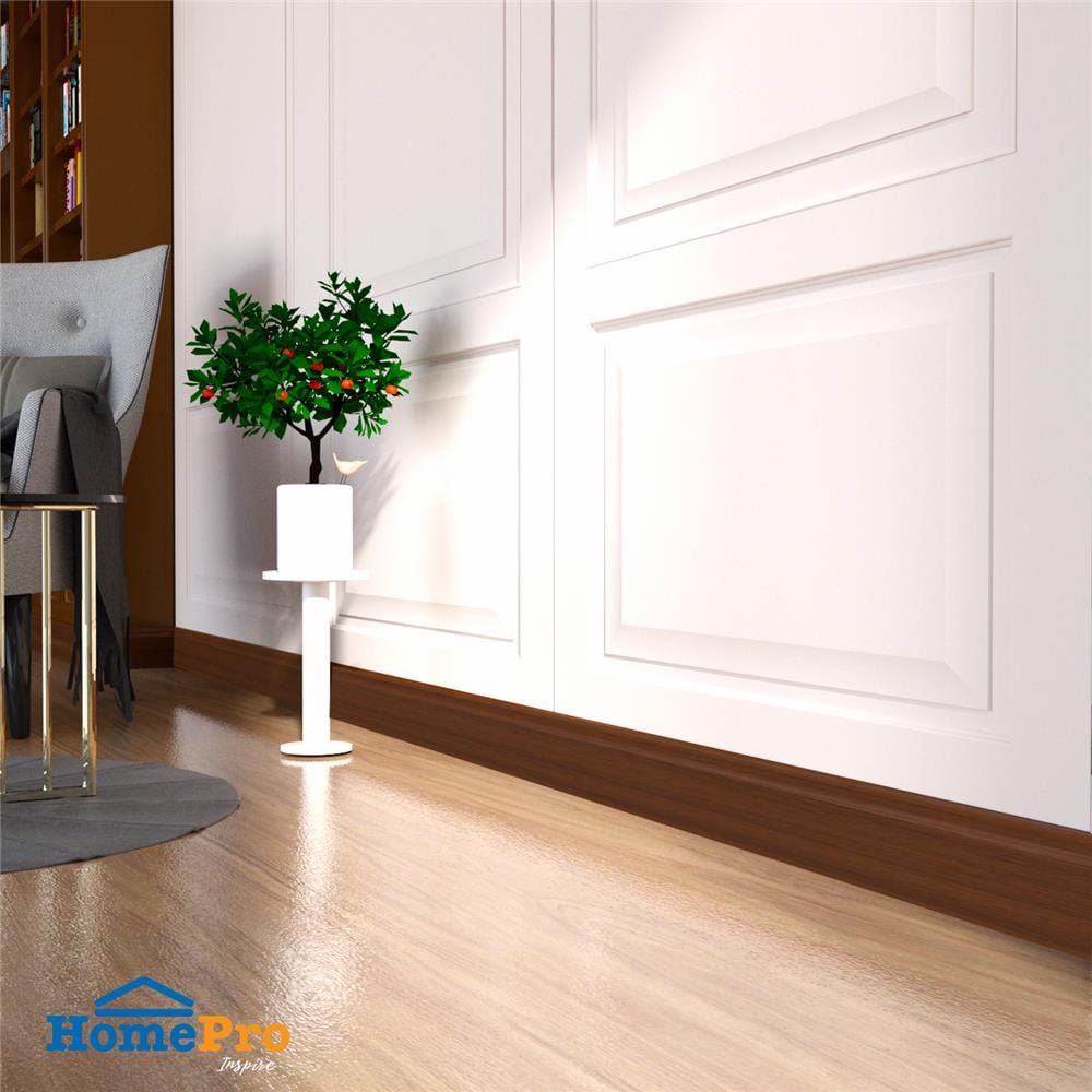 บัวพื้นPS CROBERN-3601 9.5x240x1.2 ซม. สีเชอรี่