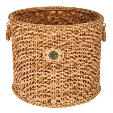 ตะกร้ากลมมีหู MONARCH 37x37x31 ซม. สีน้ำตาล