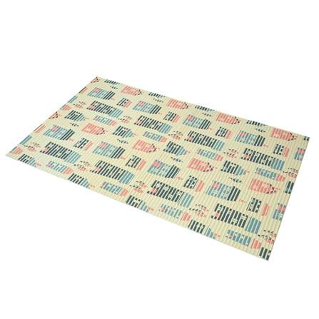 พรมลูกฟูก HOME LIVING STYLE HOME หน้ากว้าง 65 ซม. สีส้ม_3