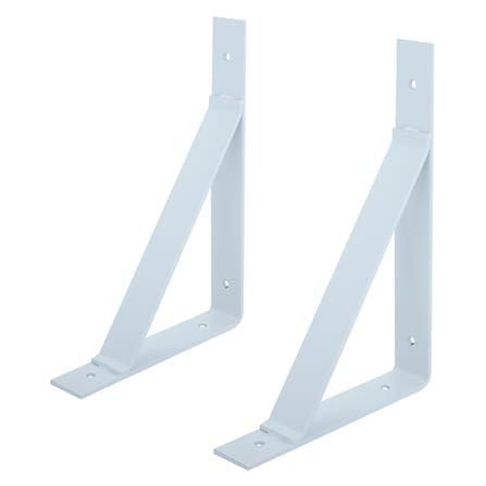 แขนรับชั้นเหล็ก STACKO BASIC S 20x14 ซม. สีขาว