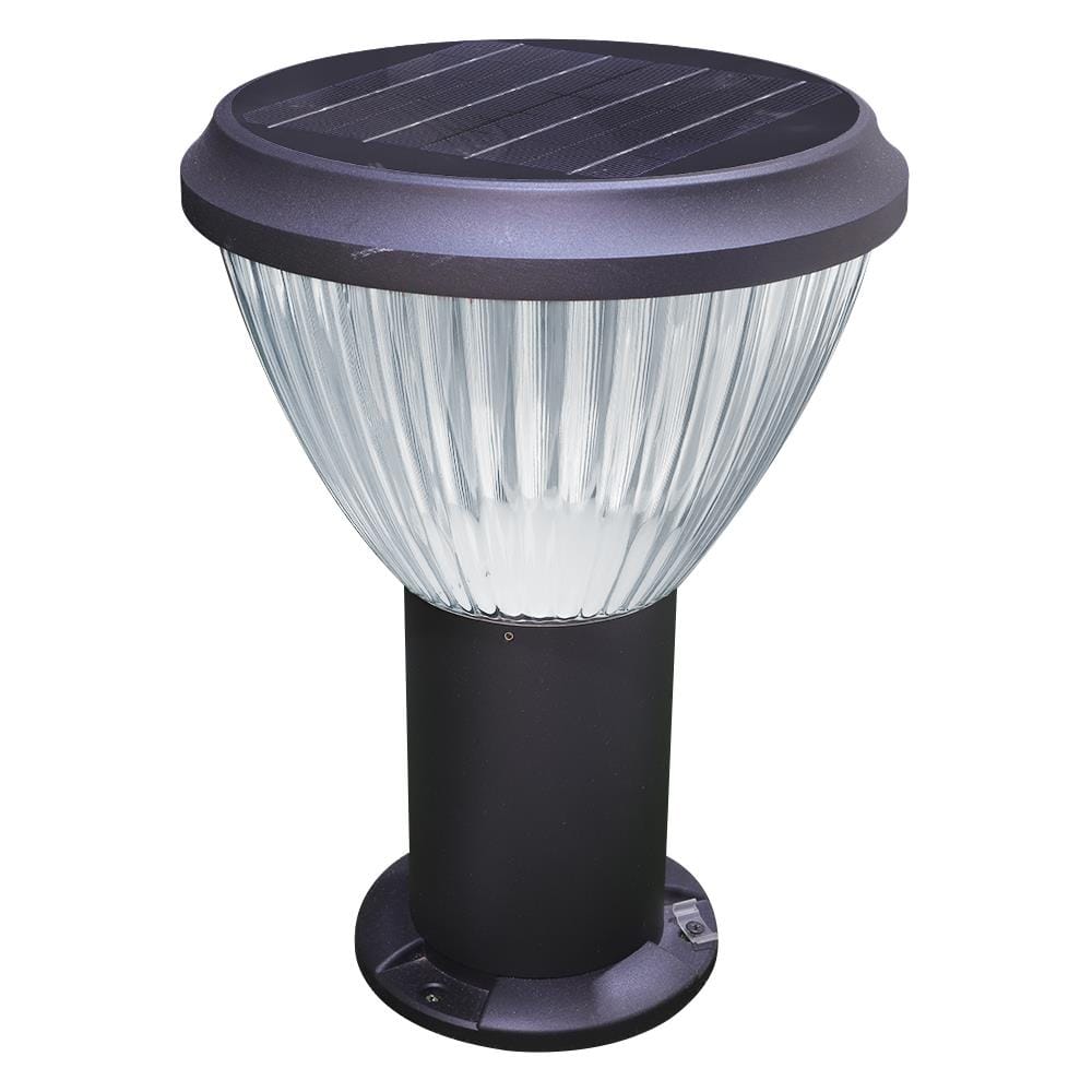 ไฟหัวเสา SOLAR RIN 216293009 5 วัตต์ สีดำ