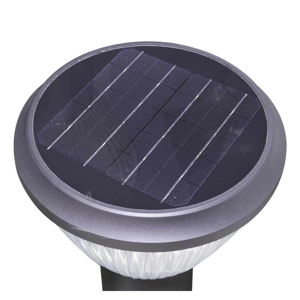 ไฟหัวเสา SOLAR RIN 216293009 5 วัตต์ สีดำ