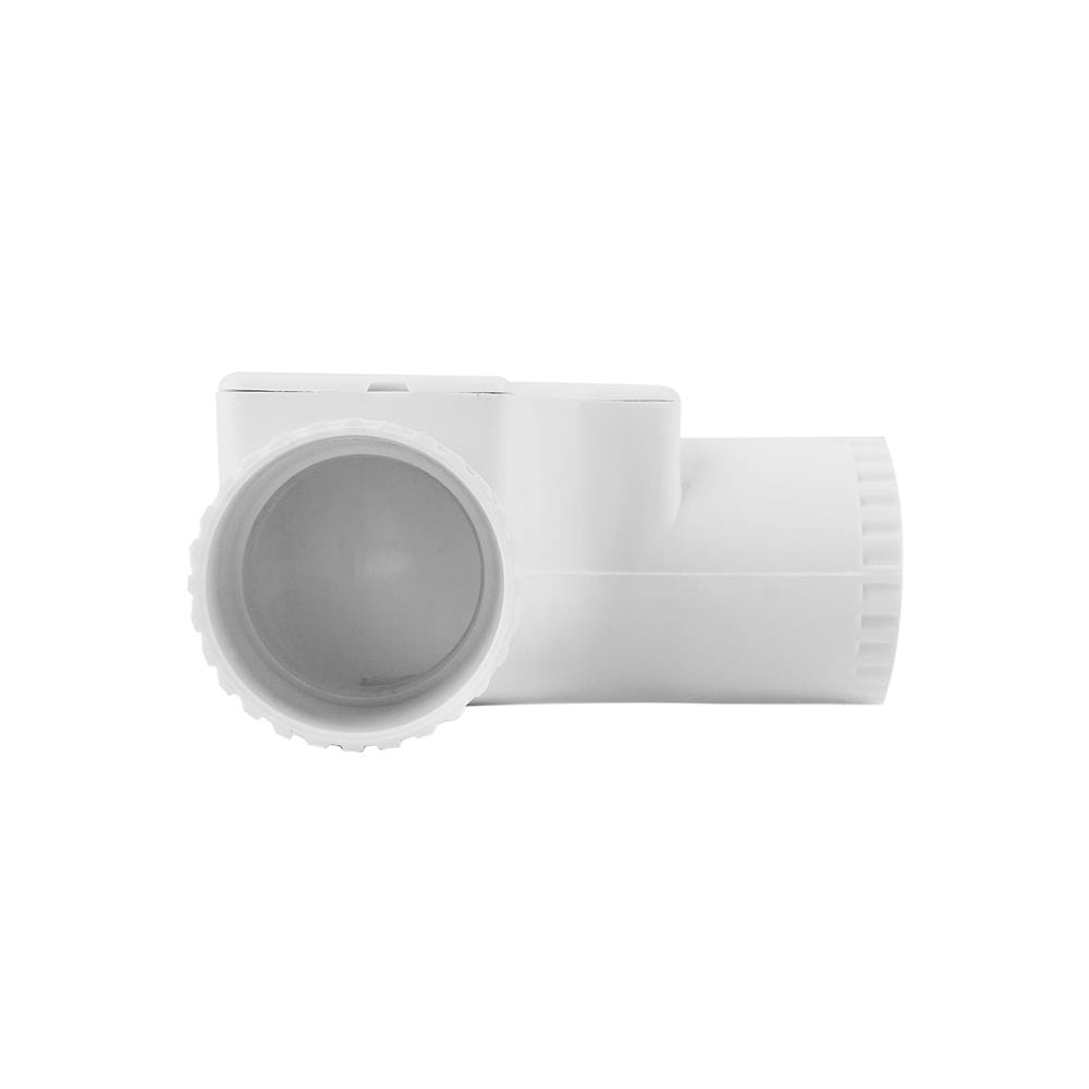 ข้องอ 90 ฝาเปิด PVC HACO 32 มม. สีขาว