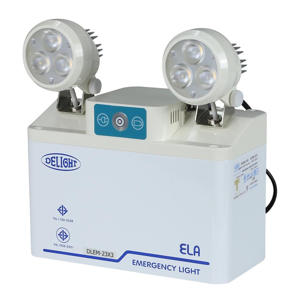 ไฟฉุกเฉิน LED สำรองไฟ 3 ชั่วโมง COOL WHITE DELIGHT DLEM-23X3