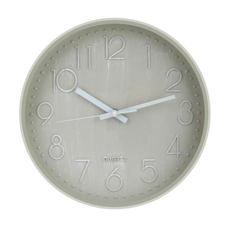 นาฬิกาแขวน HOME LIVING STYLE ENBOSU 12 นิ้ว สีเทา_0