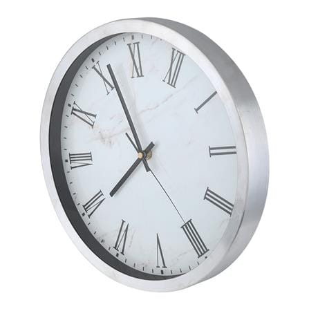 นาฬิกาแขวน HOME LIVING STYLE STEEN 12 นิ้ว สีเงิน_1