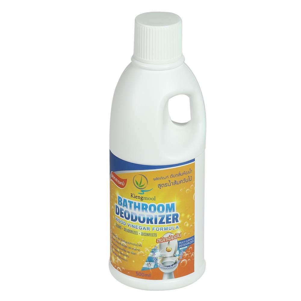 น้ำยาดับกลิ่นห้องน้ำ สลายไขมัน KIENGMOOL 500 มล. สูตรน้ำส้มควันไม้