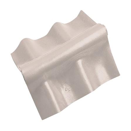 ครอบปรับมุมลอนคู่ ตัวบน ตราห้าห่วง 0.5x57x29 ซม. สีซีเมนต์_0