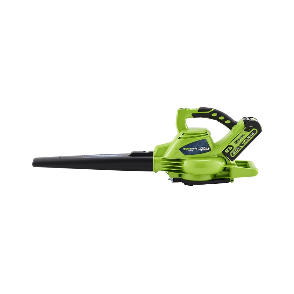 เครื่องเป่าใบไม้ไร้สาย (พร้อมแบตเตอรี่) GREENWORKS GWS0008 40 โวลต์