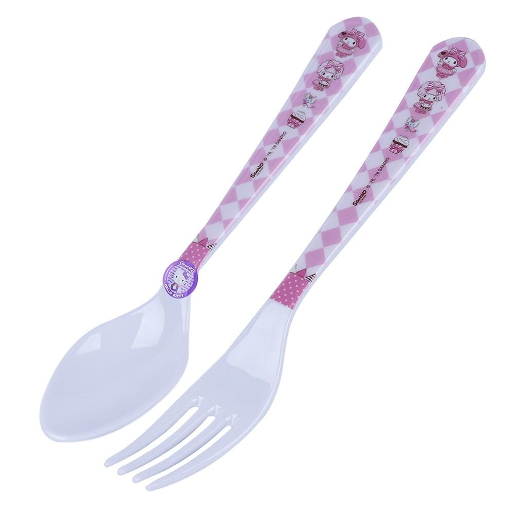 ชุดช้อนส้อมเมลามีน SUPERWARE MY MELODY SWEETNESS 2ชิ้น/ชุด