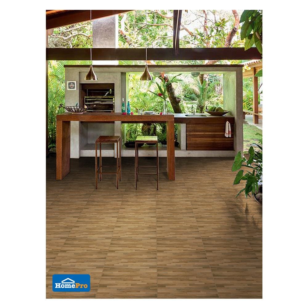 กระเบื้องพื้น 16x16 นิ้ว TARA วิเซนเต้ น้ำตาล PM 0.96M2