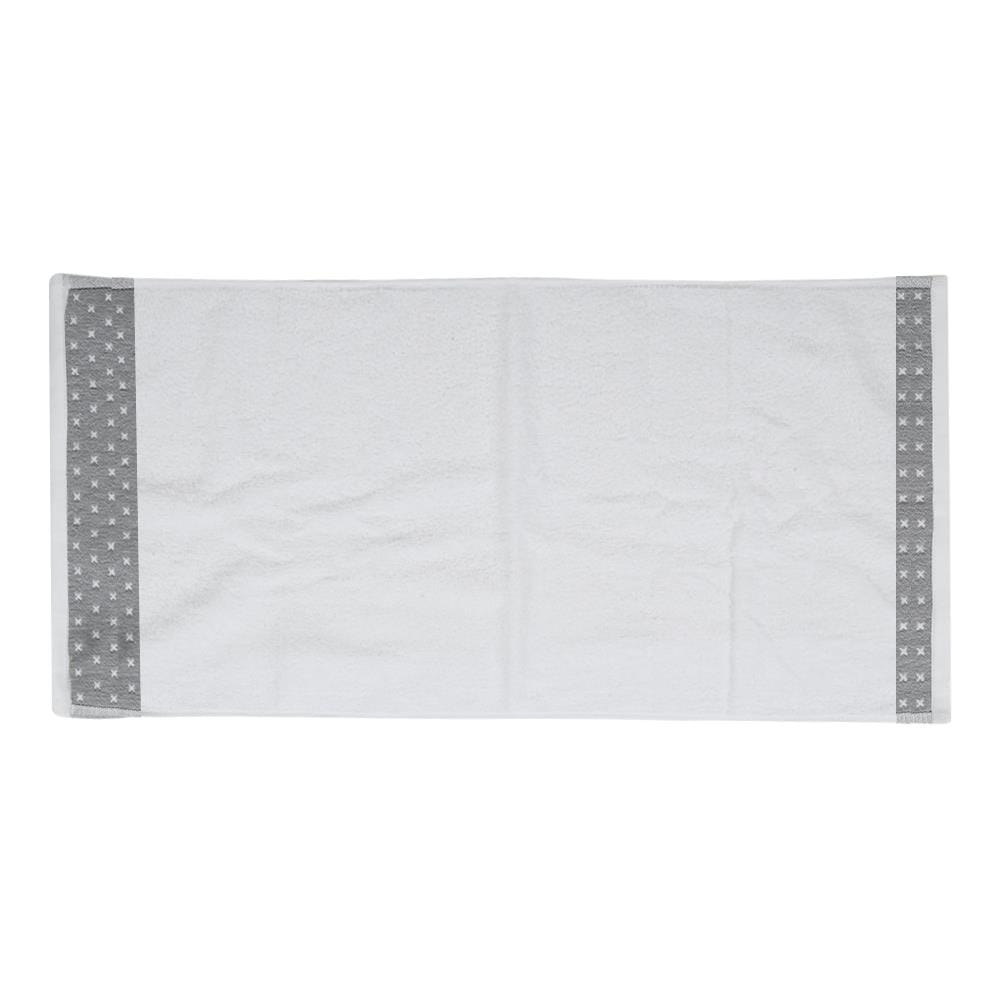 ผ้าขนหนู HOME LIVING STYLE CROSS 27X54 นิ้ว สีขาว