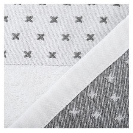 ผ้าขนหนู HOME LIVING STYLE CROSS 27X54 นิ้ว สีขาว_3