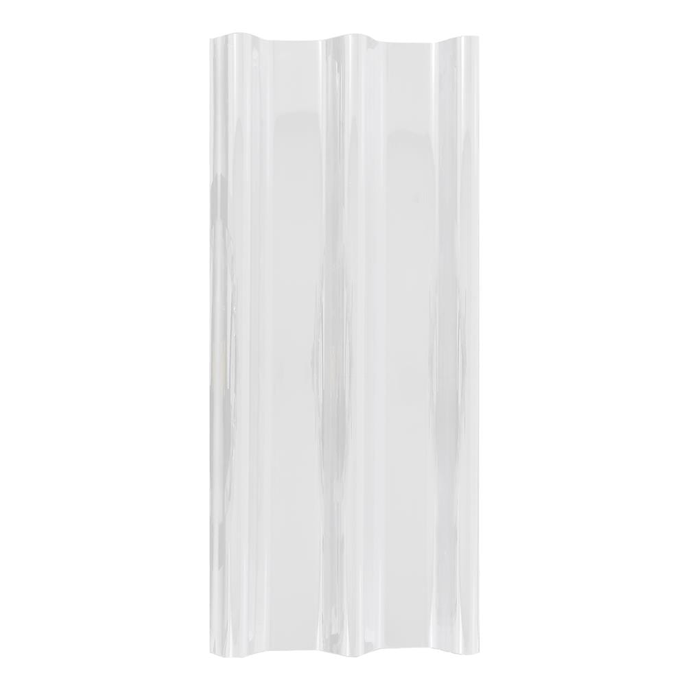 แผ่นโปร่งแสง ลอนคู่ ผิวเรียบ SUNSHIELD 1.2 มม. 0.51X1.2 ม. สีใส