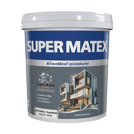 สีน้ำทาฝ้าเพดาน ชนิดด้านพิเศษ TOA SUPERMATEX M700 ...