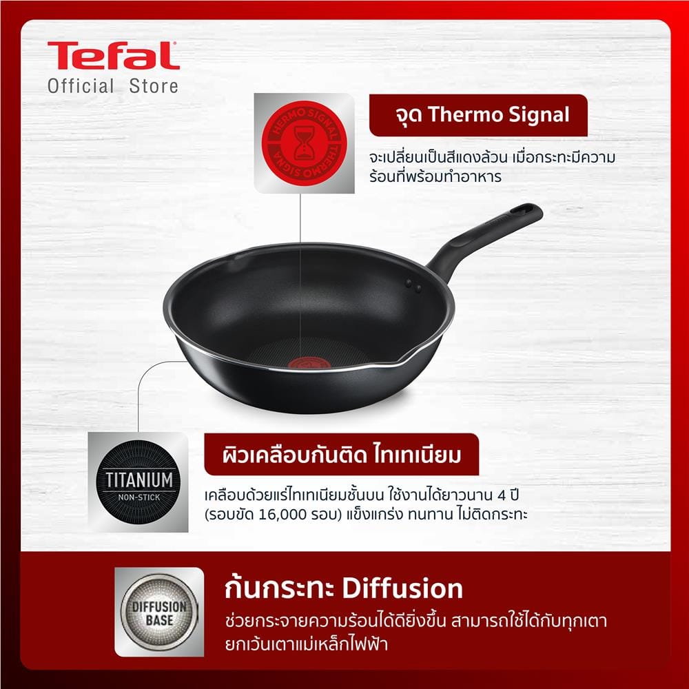 กระทะลึก 28 ซม. TEFAL EVERYDAY COOKING