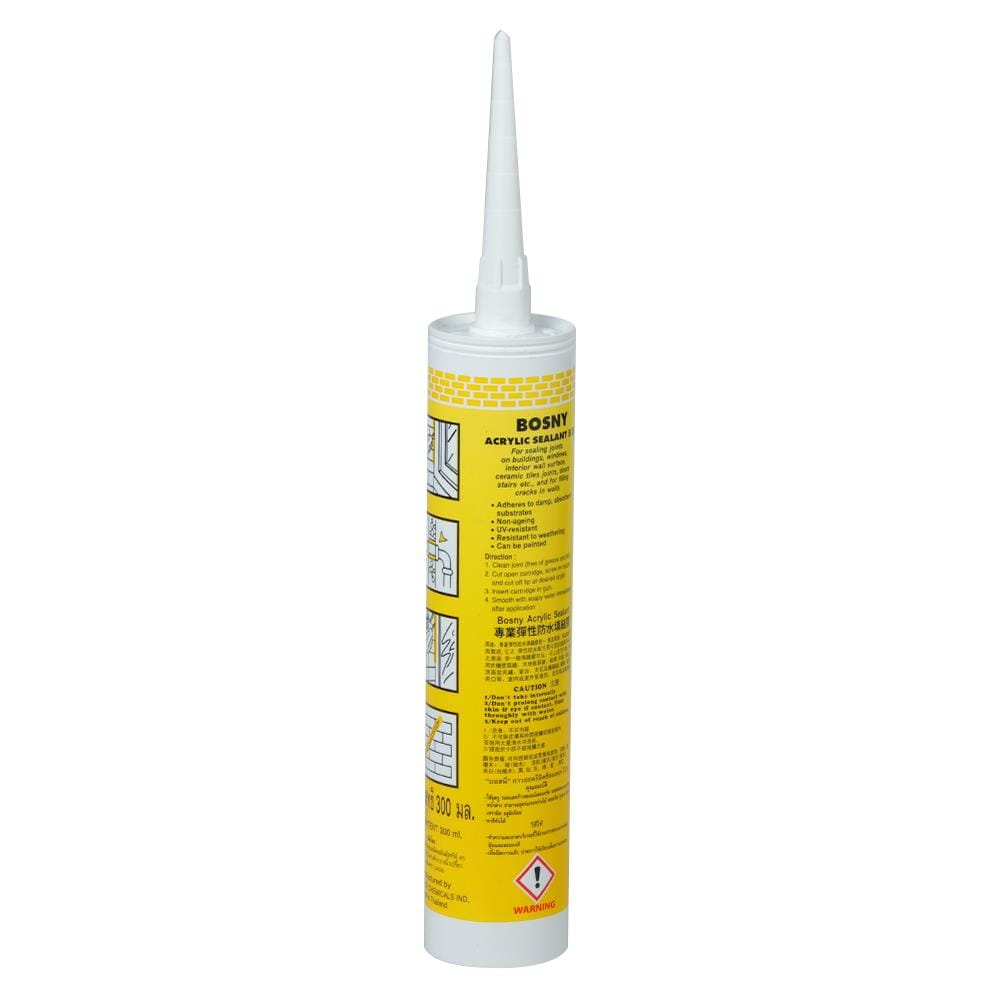 อะคริลิกซีลแลนท์ BOSNY B212 สีเทา 300 มล.