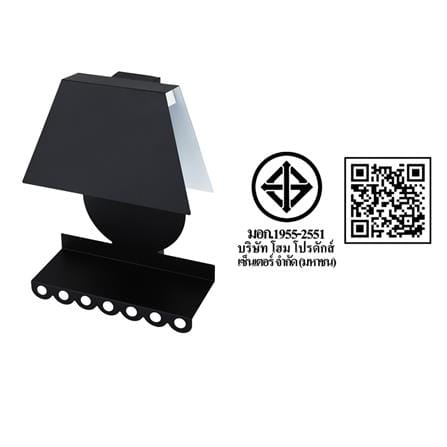 ไฟกิ่งภายใน LED CARINI VW0216-1B 5 วัตต์ DAYLIGHT สีดำ 1 หัว_6