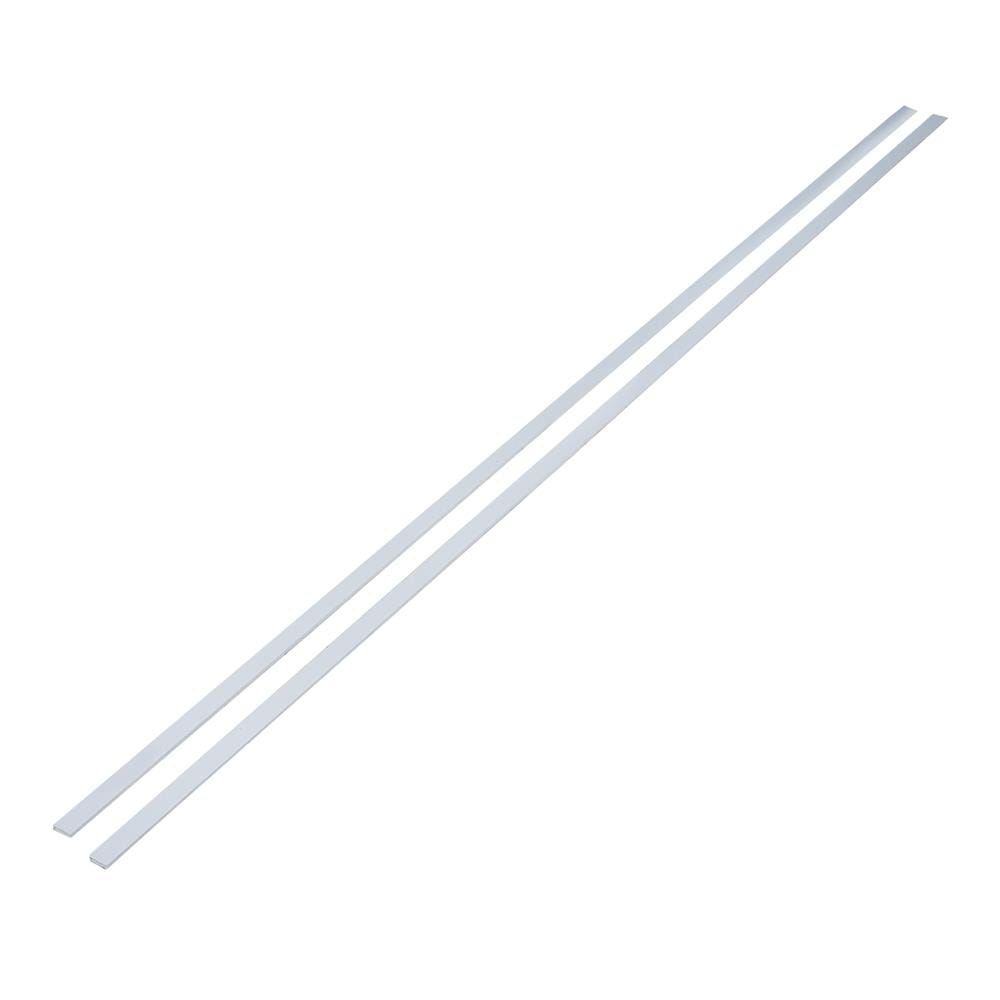 คิ้วตกแต่ง UPVC HOFFEN 200X2.5X0.7 ซม. สีขาว