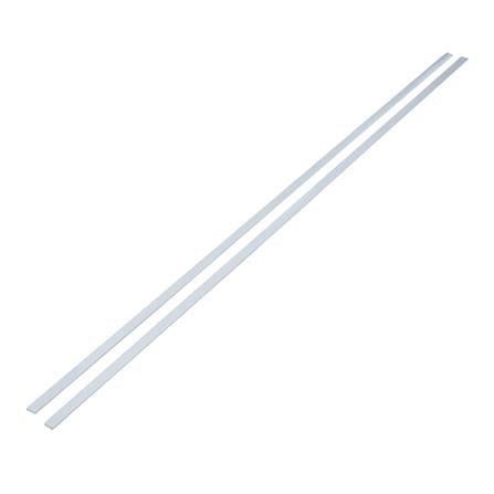 คิ้วตกแต่ง UPVC HOFFEN 200X2.5X0.7 ซม. สีขาว_2