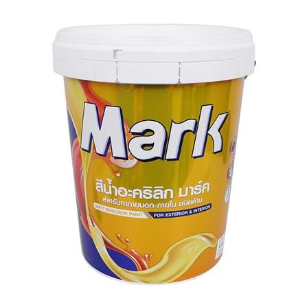 สีน้ำทาภายนอก CAPTAIN MARK #927 สีขาวชมพู 5 แกลลอน_0